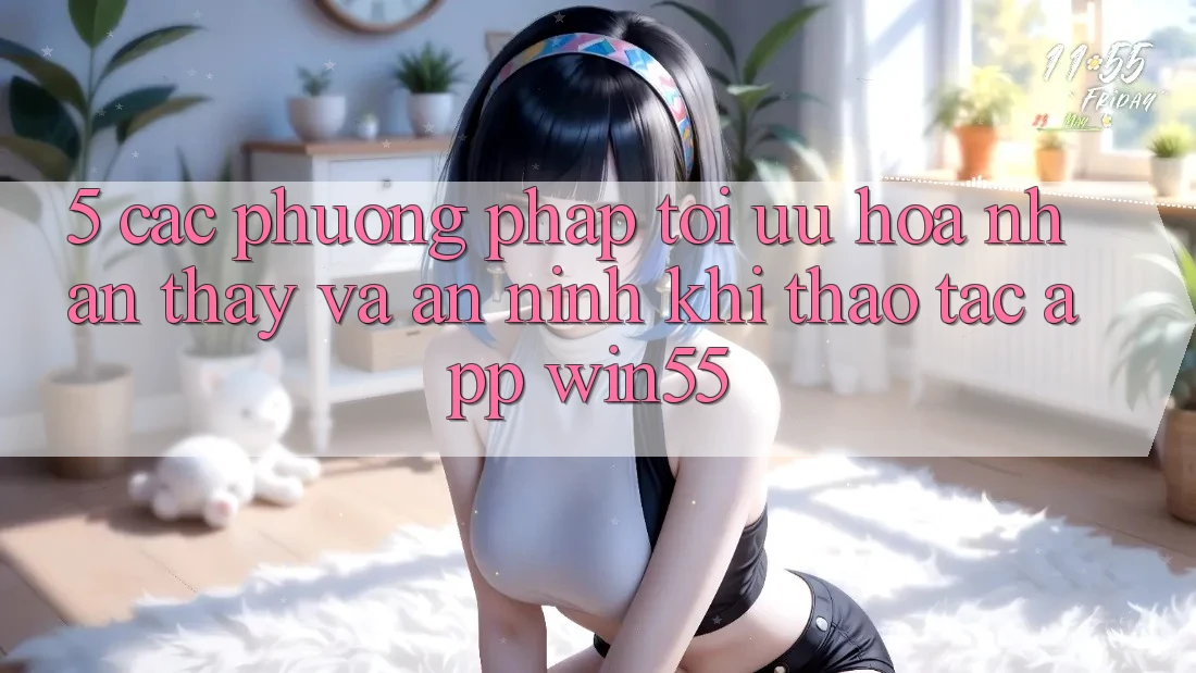 5. Các Phương pháp Tối Ưu Hóa Nhận thấy Và An ninh Khi Thao tác App Win55