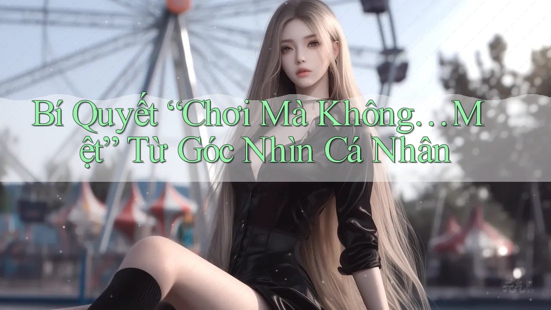 Bí Quyết “Chơi Mà Không… Mệt” Từ Góc Nhìn Cá Nhân