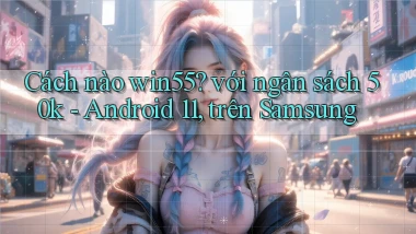 Cách nào win55 với ngân sách 50k   Android 11, trên Samsung