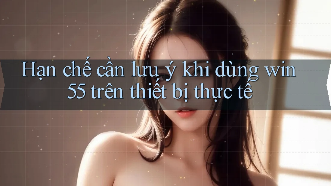 Hạn chế cần lưu ý khi dùng win55 trên thiết bị thực tế Hạn chế cần lưu ý khi dùng win55 trên thiết bị thực tế