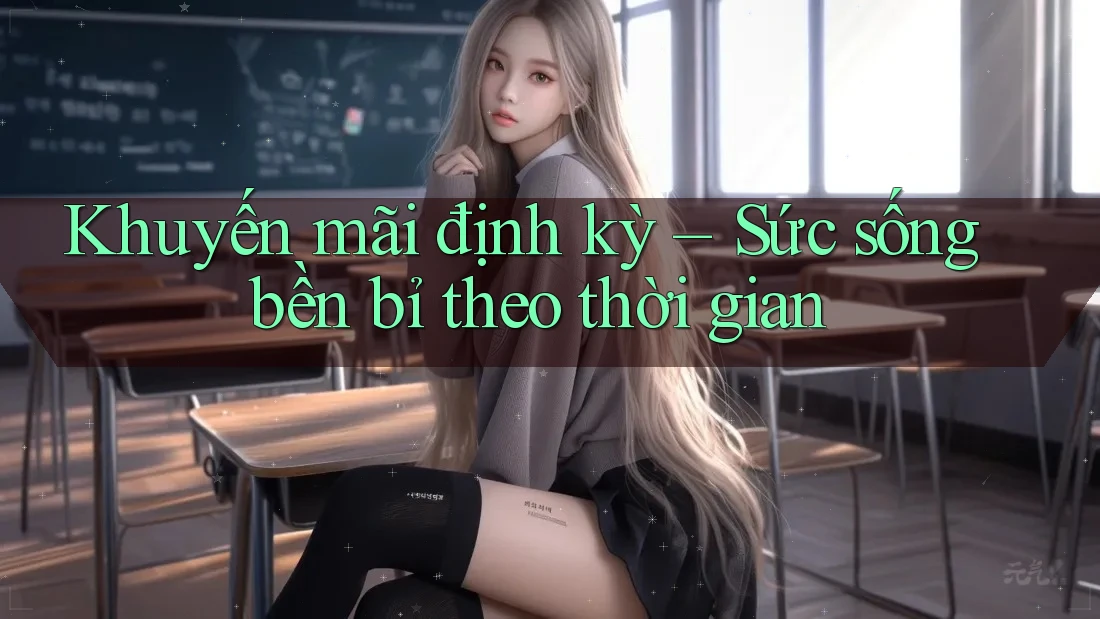 Khuyến mãi định kỳ – Sức sống bền bỉ theo thời gian