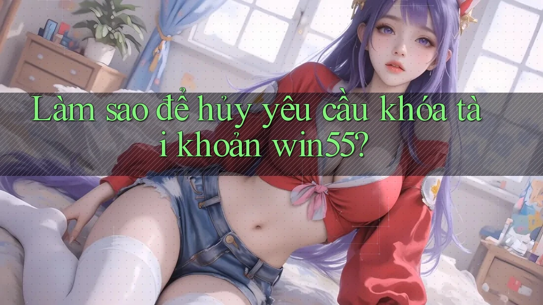 Làm sao để hủy yêu cầu khóa tài khoản win55? Làm sao để hủy yêu cầu khóa tài khoản win55?