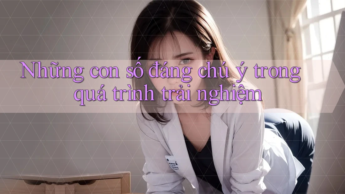 Những con số đáng chú ý trong quá trình trải nghiệm Những con số đáng chú ý trong quá trình trải nghiệm