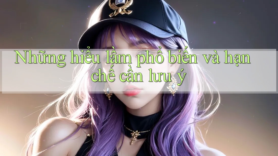 Những hiểu lầm phổ biến và hạn chế cần lưu ý