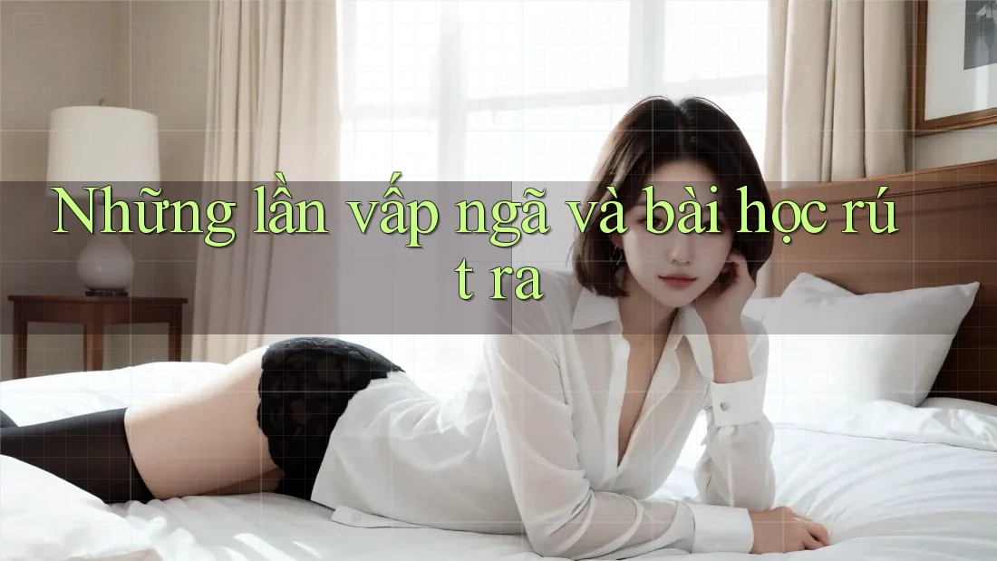 Những lần vấp ngã và bài học rút ra