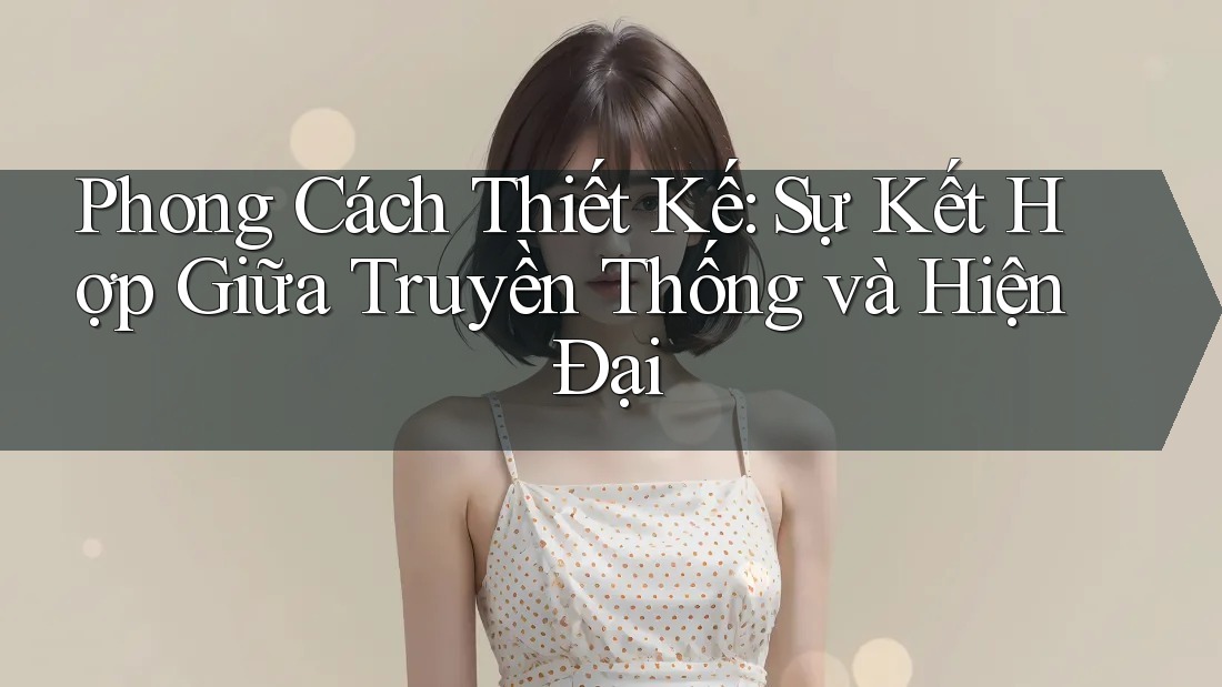 Phong Cách Thiết Kế: Sự Kết Hợp Giữa Truyền Thống và Hiện Đại