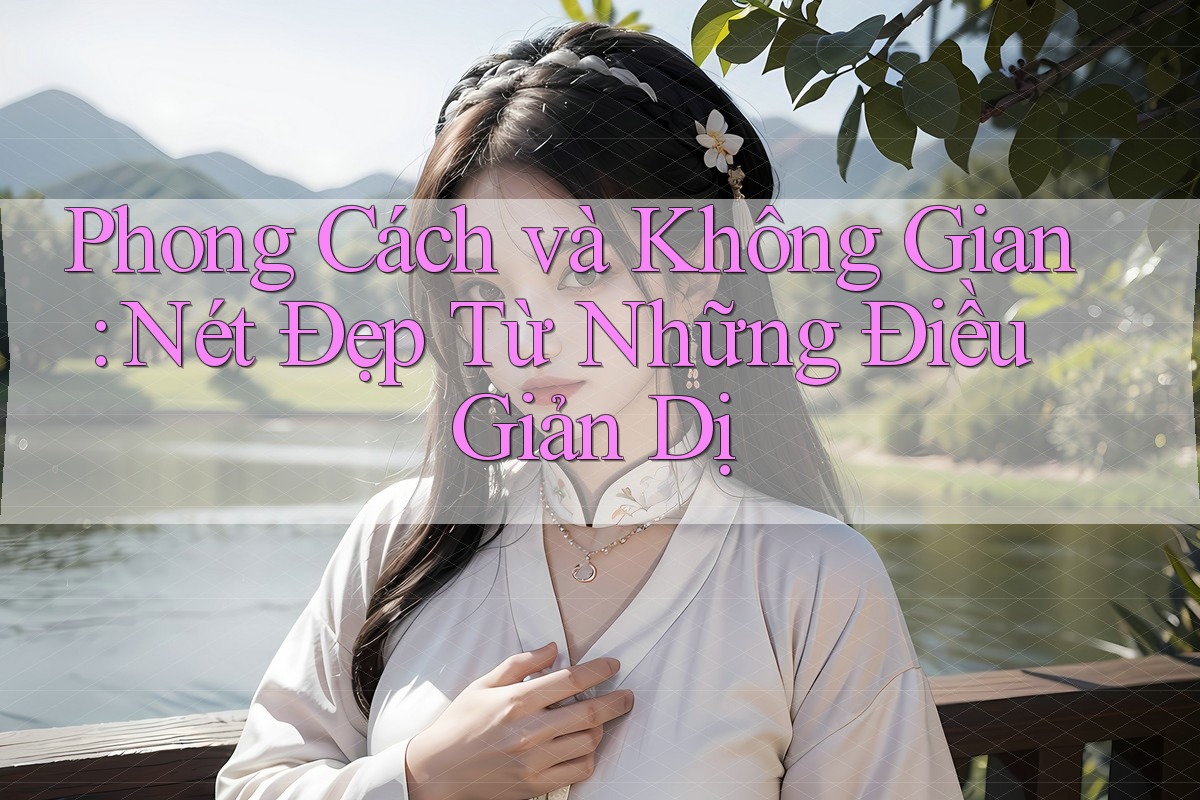 Phong Cách và Không Gian: Nét Đẹp Từ Những Điều Giản Dị