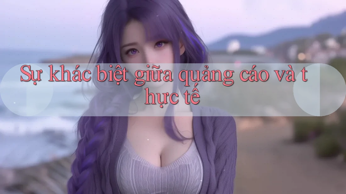 Sự khác biệt giữa quảng cáo và thực tế
