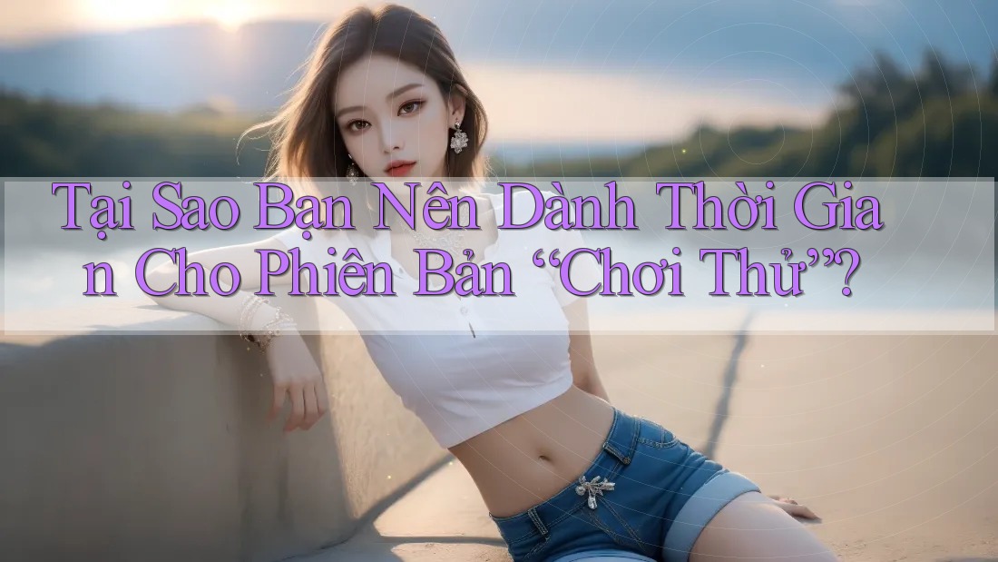 Tại Sao Bạn Nên Dành Thời Gian Cho Phiên Bản “Chơi Thử”? Tại Sao Bạn Nên Dành Thời Gian Cho Phiên Bản “Chơi Thử”?