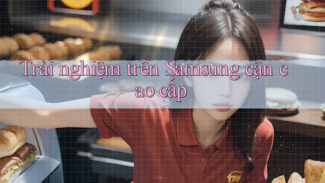 Trải nghiệm trên Samsung cận cao cấp