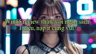 Win55 review thật với ngân sách 1 triệu, nạp ít cũng vui